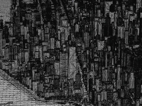 Chicago 3d scan city 3D Model