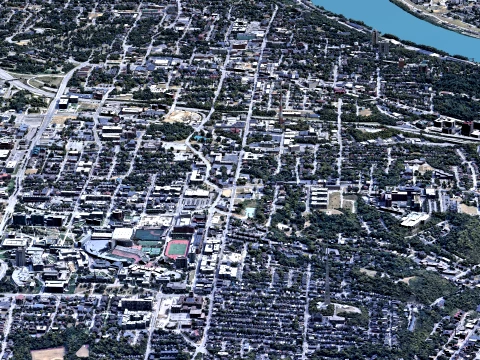 Cincinnati 3D Scan city Ohio USA 3D Model
