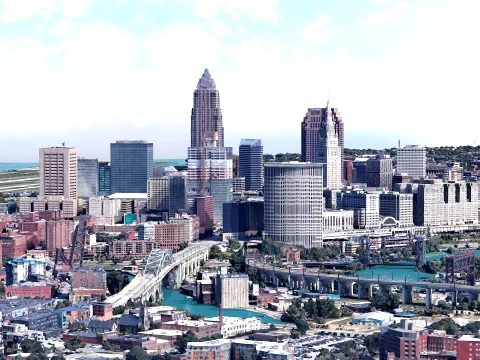 Cleveland 3d scan city 3D Model