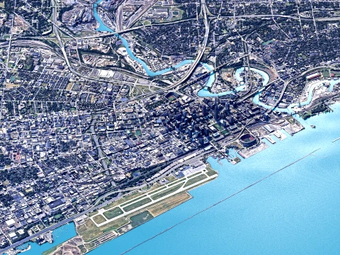 Cleveland 3d scan city 3D Model