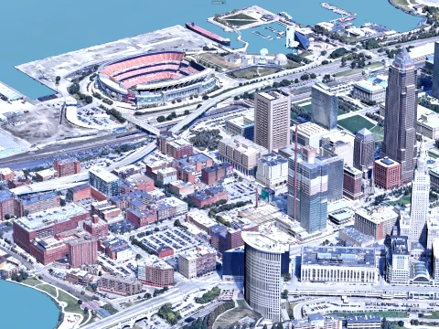Cleveland 3d scan city 3D Model