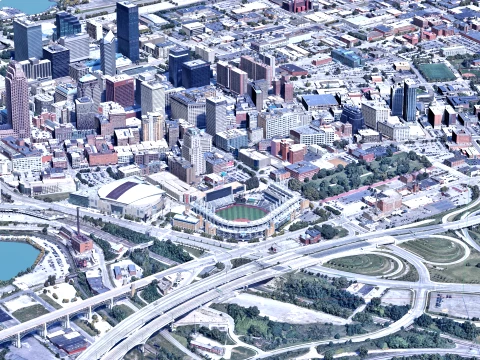 Cleveland 3d scan city 3D Model