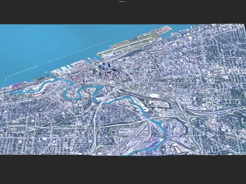 Cleveland 3d scan city 3D Model