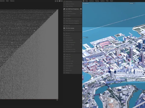 Cleveland 3d scan city 3D Model