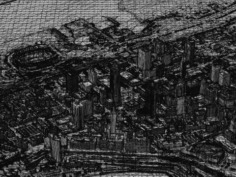 Cleveland 3d scan city 3D Model