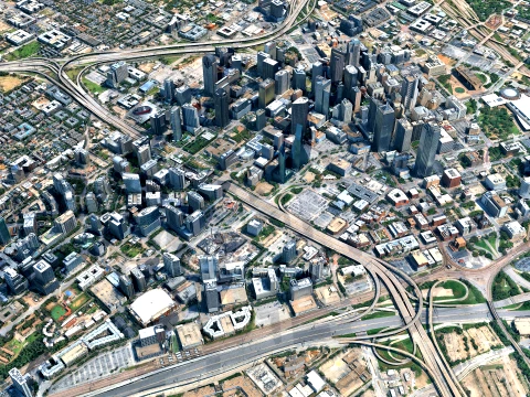 Dallas 3d scan city 3D Model