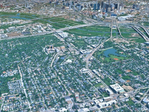 Dallas 3d scan city 3D Model