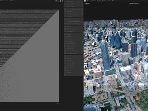 Dallas 3d scan city 3D Model