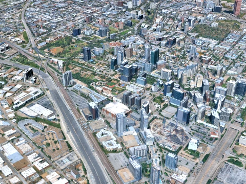 Dallas 3d scan city 3D Model