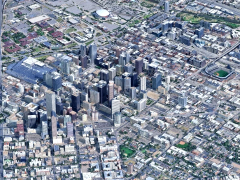 Denver 3d scan city 3D Model
