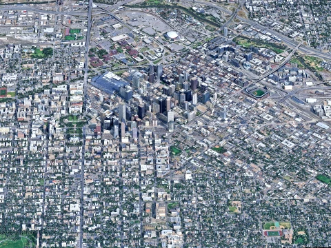 Denver 3d scan city 3D Model