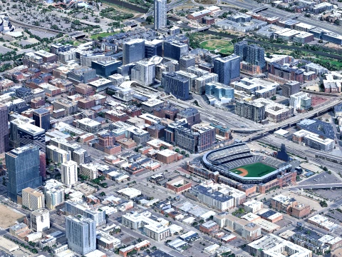 Denver 3d scan city 3D Model