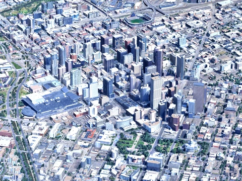 Denver 3d scan city 3D Model