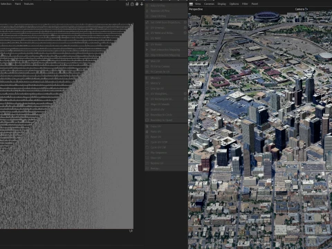Denver 3d scan city 3D Model