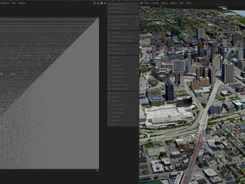 Detroit 3d scan city 3D Model