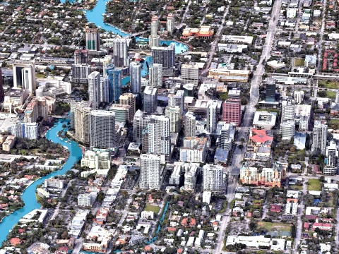 Fort Lauderdale 3d scan city 3D Modell