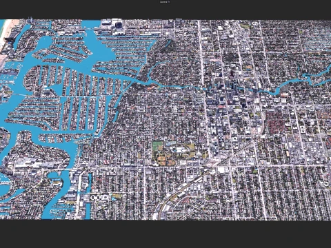 Fort Lauderdale 3d scan city 3D Model