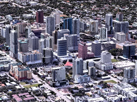 Fort Lauderdale 3d scan city 3D Model