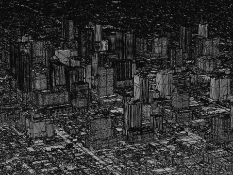 Fort Lauderdale 3d scan city 3D Model