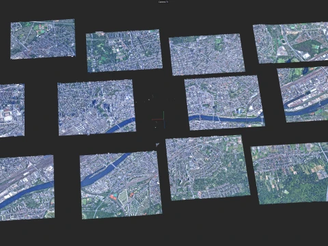Frankfurt 3d scan city 3D Model