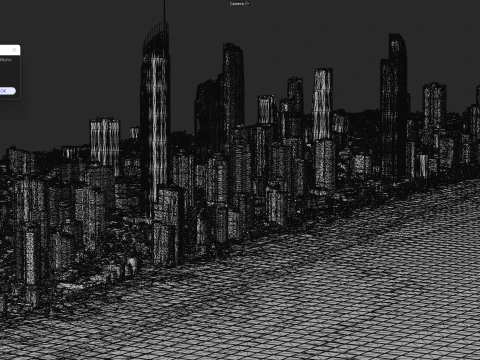 Gold Coast Beach 3d scan city usa 3D Model