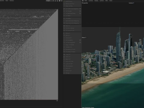 Gold Coast Beach 3d scan city usa 3D Model
