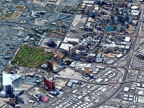 Las Vegas Strip 3D Scan City 3D मॉडल