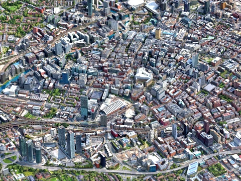 Manchester 3d scan city United Kingdom 3D मॉडल