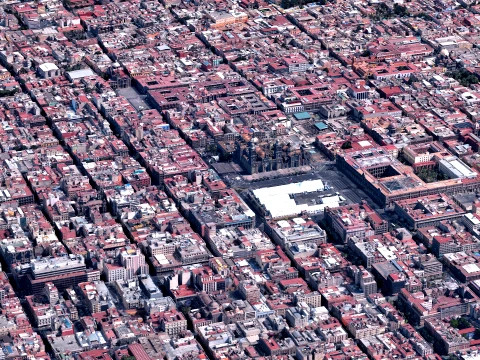 Mexico 3d scan city 3D मॉडल