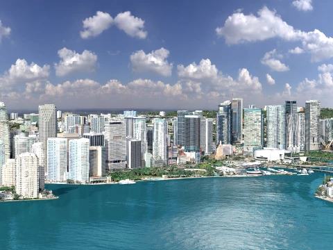 Miami 3d scan city usa 3D मॉडल