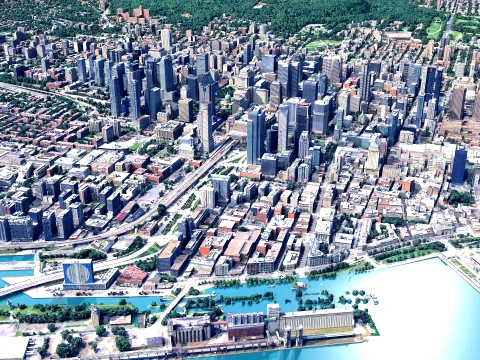 Montreal 3d scan city 3D मॉडल