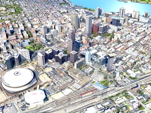New Orleans 3d scan city USA 3D मॉडल