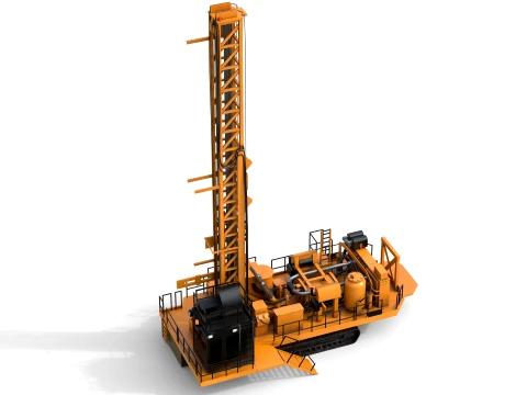 Rotary Blast hole Drill MD6310 3D Model