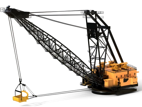 Draglines 8200 3D Model