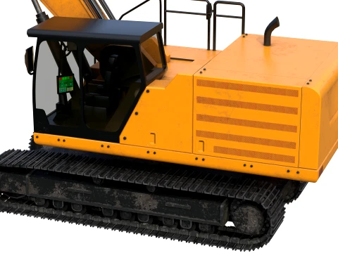 Excavators 336 3D Model