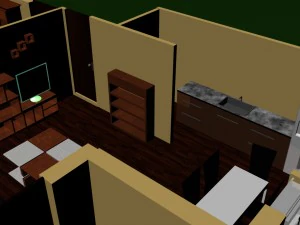 flat 3D Model