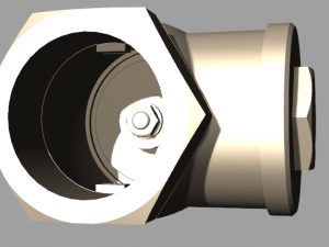 check valve din-pn20 3D Модель