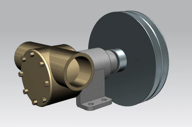 pump johnson spx f9b 5600 3D Model .c4d .max .obj .3ds .fbx .stl .blend 