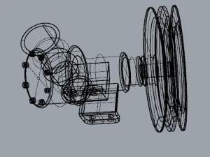 pump johnson spx f9b 5600 3D Model