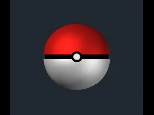 pokeball 3d 3D Model