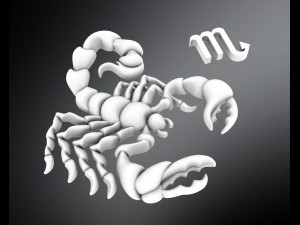scorpio zodiac 3Dモデル