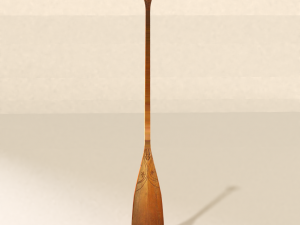 canoe paddle Model 3D