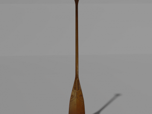 canoe paddle Model 3D