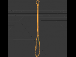 canoe paddle Model 3D