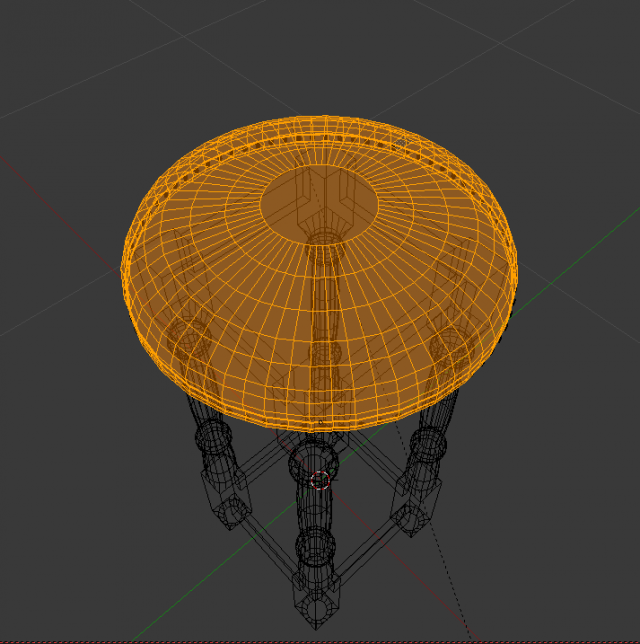 stool or chair 3D Model .c4d .max .obj .3ds .fbx .stl .blend 