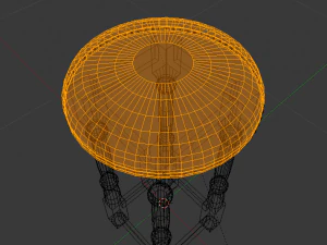 taburete o silla Modelo 3D