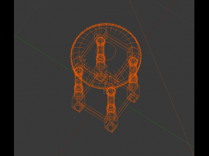 stool or chair 3D Model