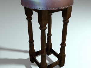 stool or chair 3D Model
