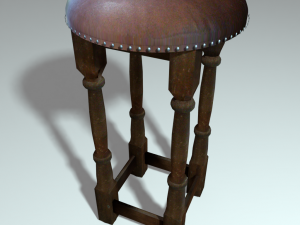 stool or chair 3D Model