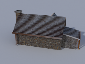 house dormer bungerlow 3D 모델